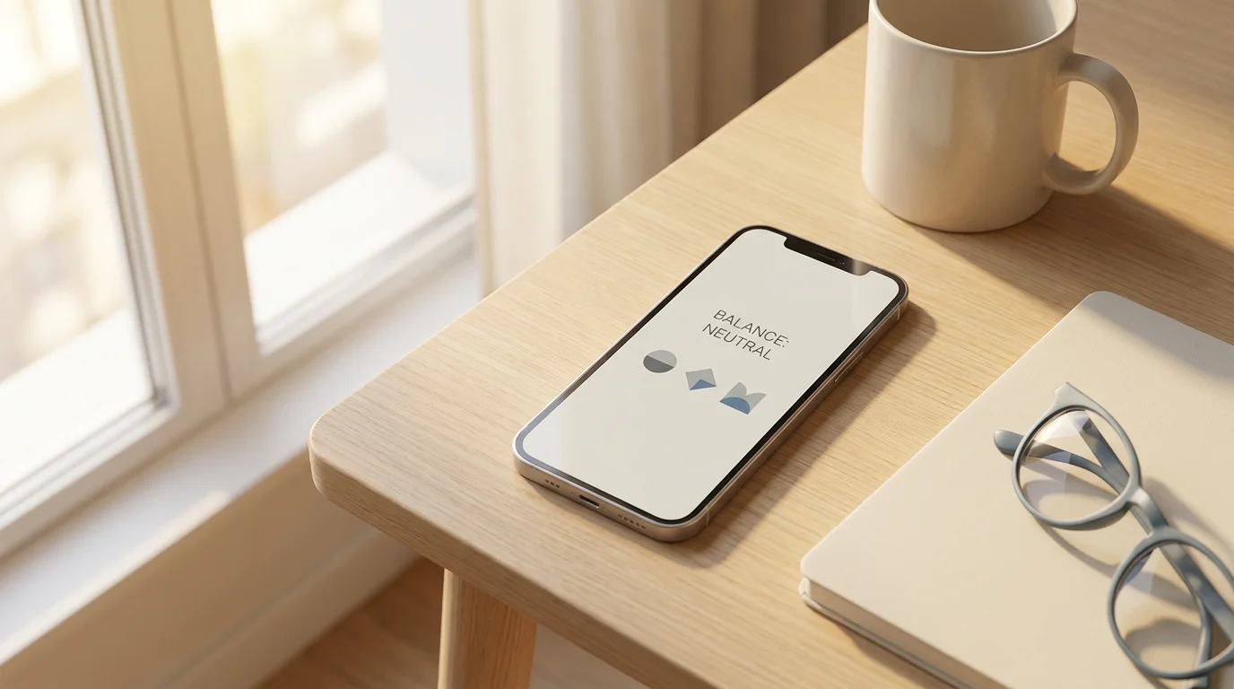 Smartphone zeigt Kontoauszug mit E-Wallet-Guthaben und drei Zahlungswege-Symbolen daneben