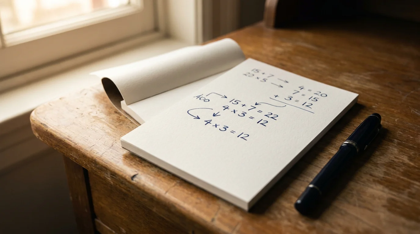 Notizzettel mit handschriftlicher Bonusrechnung und Umsatzanforderung bei kleiner Einzahlung
